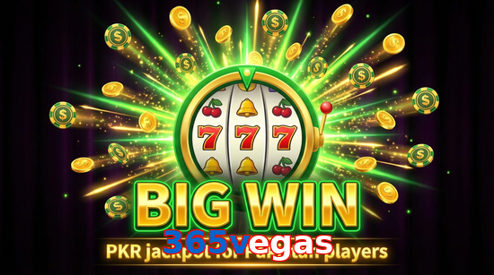 Big win animation on 365Vegas slot game